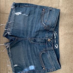 Seven jean shorts cut off
